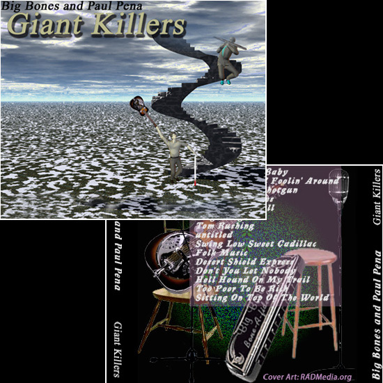 CD Artwork Giant Killers Big Bones and Paul Pena